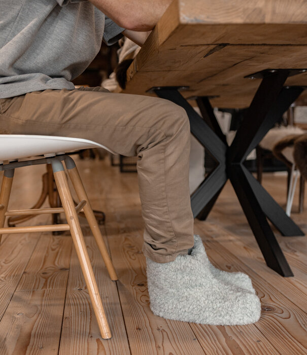 Van Buren sinds 1861 Wollen sloffen Sami - Grijs