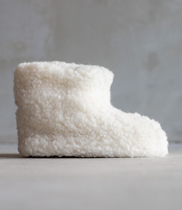 Van Buren sinds 1861 Wollen sloffen Sami - Off-White