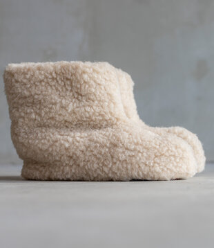 Wollen sloffen Sami - Beige