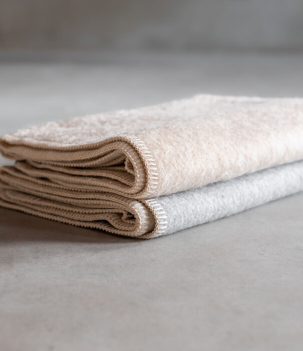 Van Buren sinds 1861 Alpaca wollen babydeken - Beige