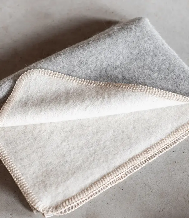 Van Buren sinds 1861 Alpaca wollen babydeken - Grijs