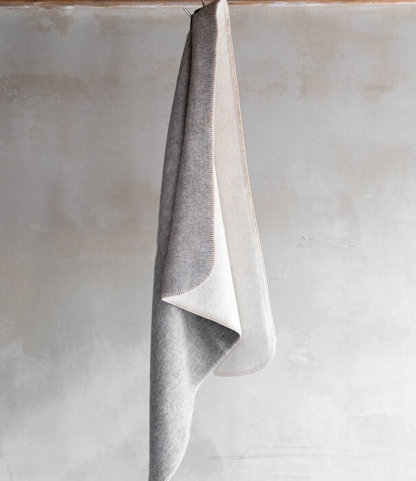 Van Buren sinds 1861 Alpaca wollen babydeken - Grijs