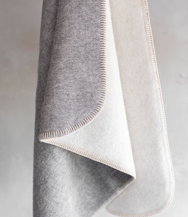 Van Buren sinds 1861 Alpaca wollen babydeken - Grijs