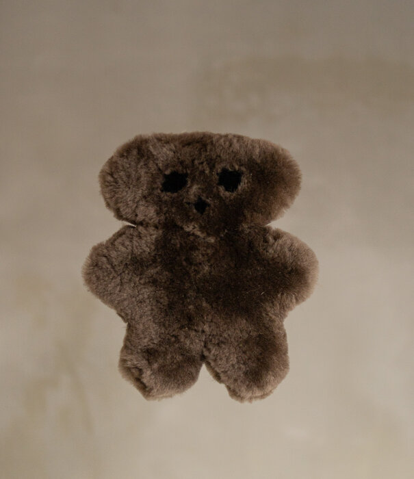 Van Buren sinds 1861 Buurtje Beer - Merino Schapenvacht Knuffel - Bruin - Klein