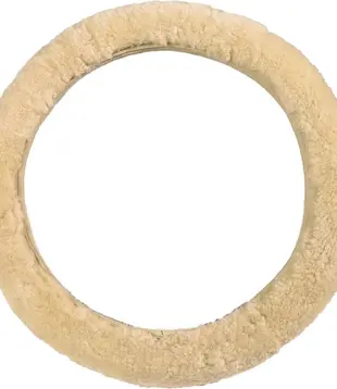 Schapenvacht Stuurhoes voor Auto - 4 kleuren