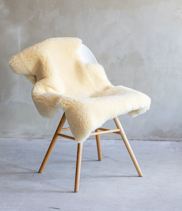 Van Buren sinds 1861 Medicinale Schapenvacht - Beige - Extra Groot - Grootte: Extra Groot (100-110 x 55-65 cm), Kleur: Créme/Beige