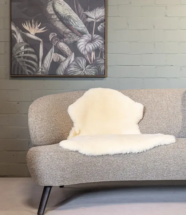Van Buren sinds 1861 Medicinale Schapenvacht - Beige - Groot - Grootte: Groot (90-100 x 50-60 cm), Kleur: Créme/Beige