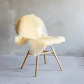 Medicinale Schapenvacht - Beige - Groot - Grootte: Groot (90-100 x 50-60 cm), Kleur: Créme/Beige