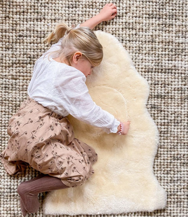 Van Buren sinds 1861 Medicinale Schapenvacht klein - Beige - Lamsvacht - Grootte: Lamsvacht (< 90 x 45-55 cm), Kleur: Créme/Beige