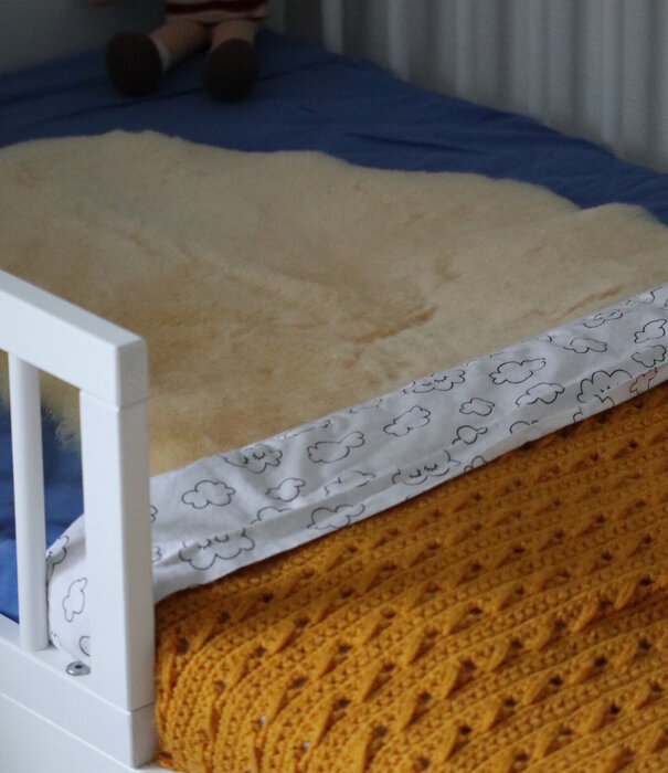 Van Buren sinds 1861 Medicinale Schapenvacht klein - Beige - Lamsvacht - Grootte: Lamsvacht (< 90 x 45-55 cm), Kleur: Créme/Beige