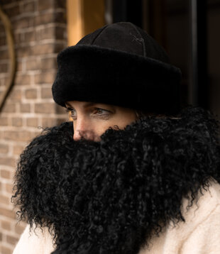 Sjaal tibetaans schapenvacht