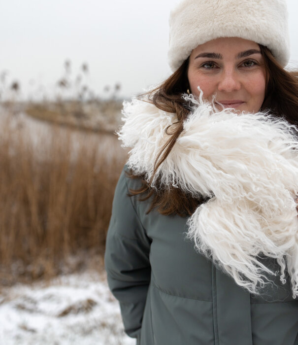 Van Buren sinds 1861 Tibetaanse schapenvacht sjaal