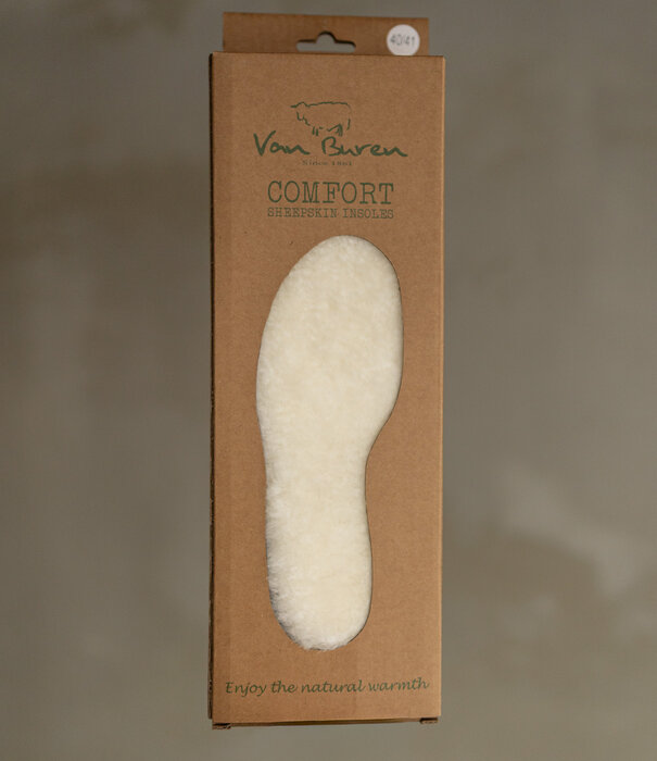 Van Buren sinds 1861 Lamsvacht Comfort Inlegzolen - Maat 36 t/m 47