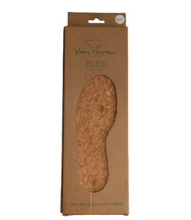 Natuurkurk Inlegzolen - Maat 36 t/m 47
