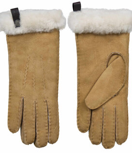 Schapenvacht Handschoenen - Camel - Dames