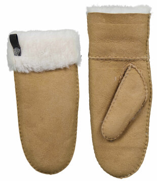 Schapenvacht Wanten - Camel - Dames - 5 Maten