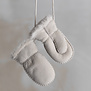 Schapenvacht baby & kinder wantjes - Wit - S | 1-2Y
