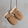Schapenvacht baby & kinder wantjes - Camel - S | 1-2Y