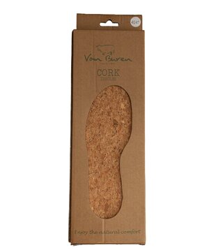 Natuurkurk Inlegzolen - Maat 36 t/m 47