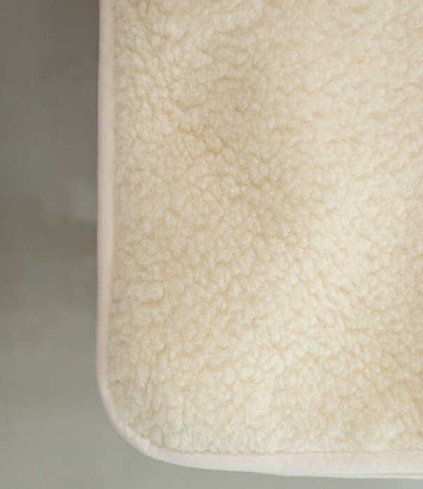 esgii Schapenwollen Babydeken - 100x75cm - Off-White