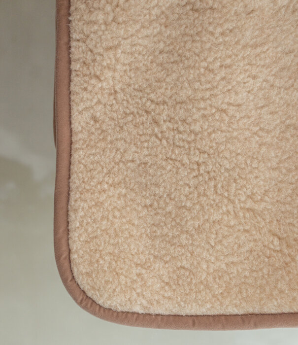 Van Buren sinds 1861 Schapenwollen Deken - 200x160cm - Beige