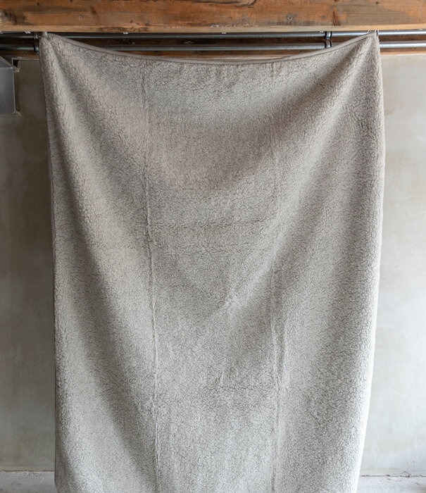 Van Buren sinds 1861 Schapenwollen Deken - 200x160cm - Grijs
