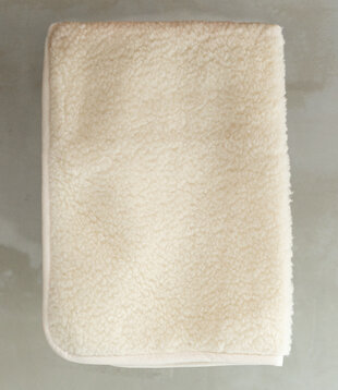 Schapenwollen Babydeken - 100x75cm - Off-White