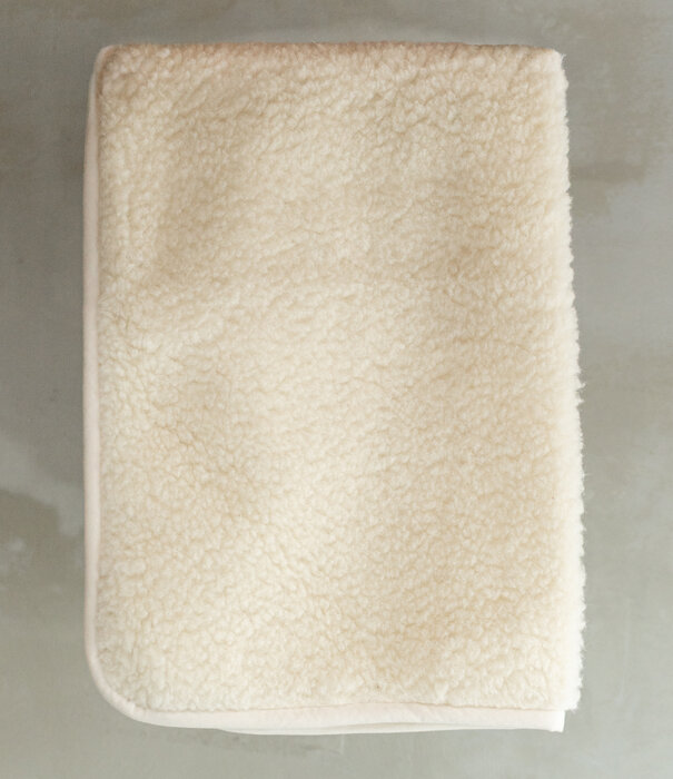 esgii Schapenwollen Babydeken - 100x75cm - Off-White