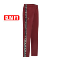 Australian Slim Fit Broek met zwarte bies 3.0 (Bordeaux)