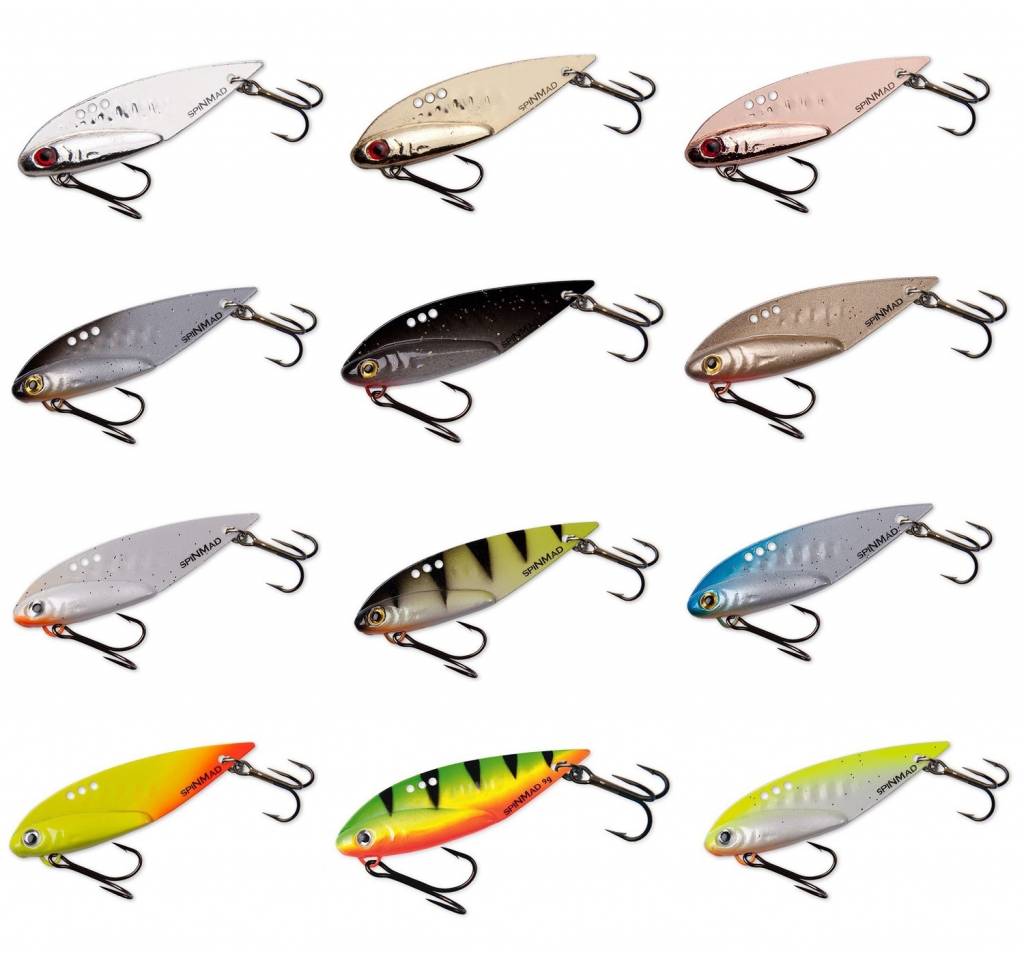 SpinMad Blade Baits Amazonka 5g & Hart 9g Zikaden