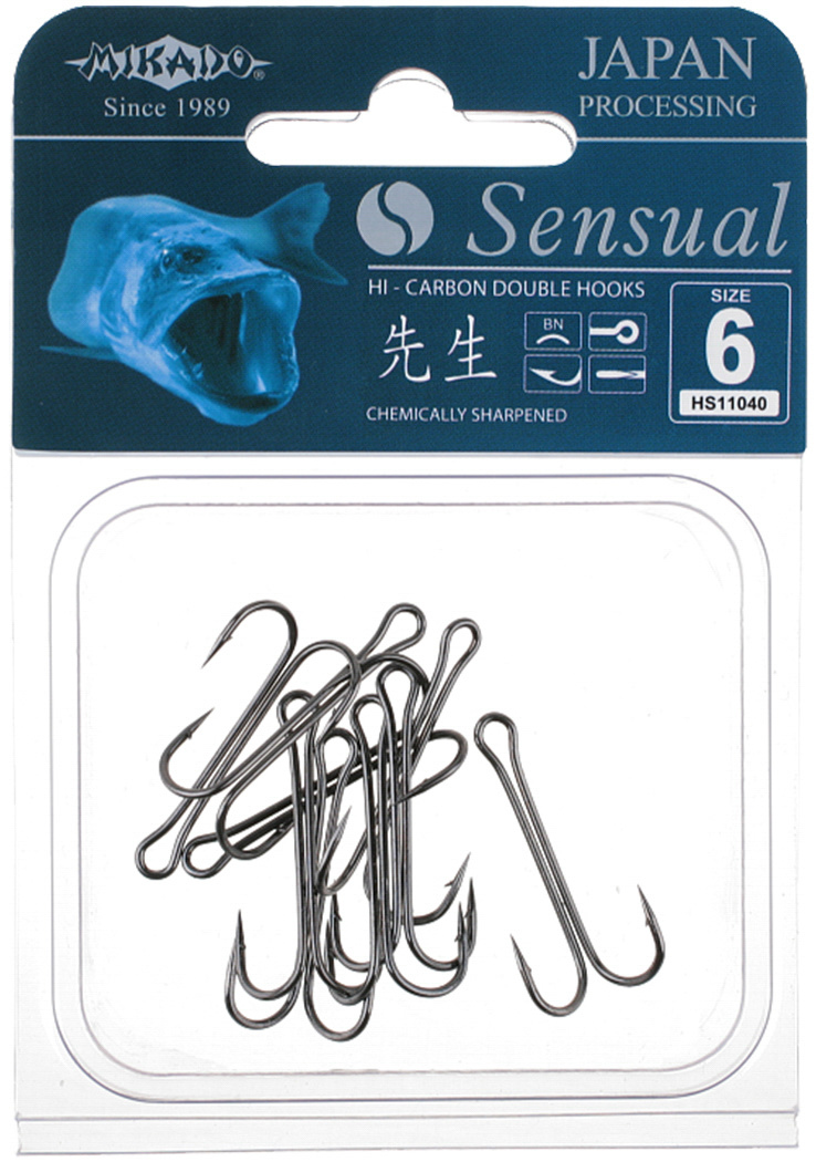 Mikado Sensual Double Hooks Doppelhaken Zwillingshaken 8 - 6 - 4 - 2