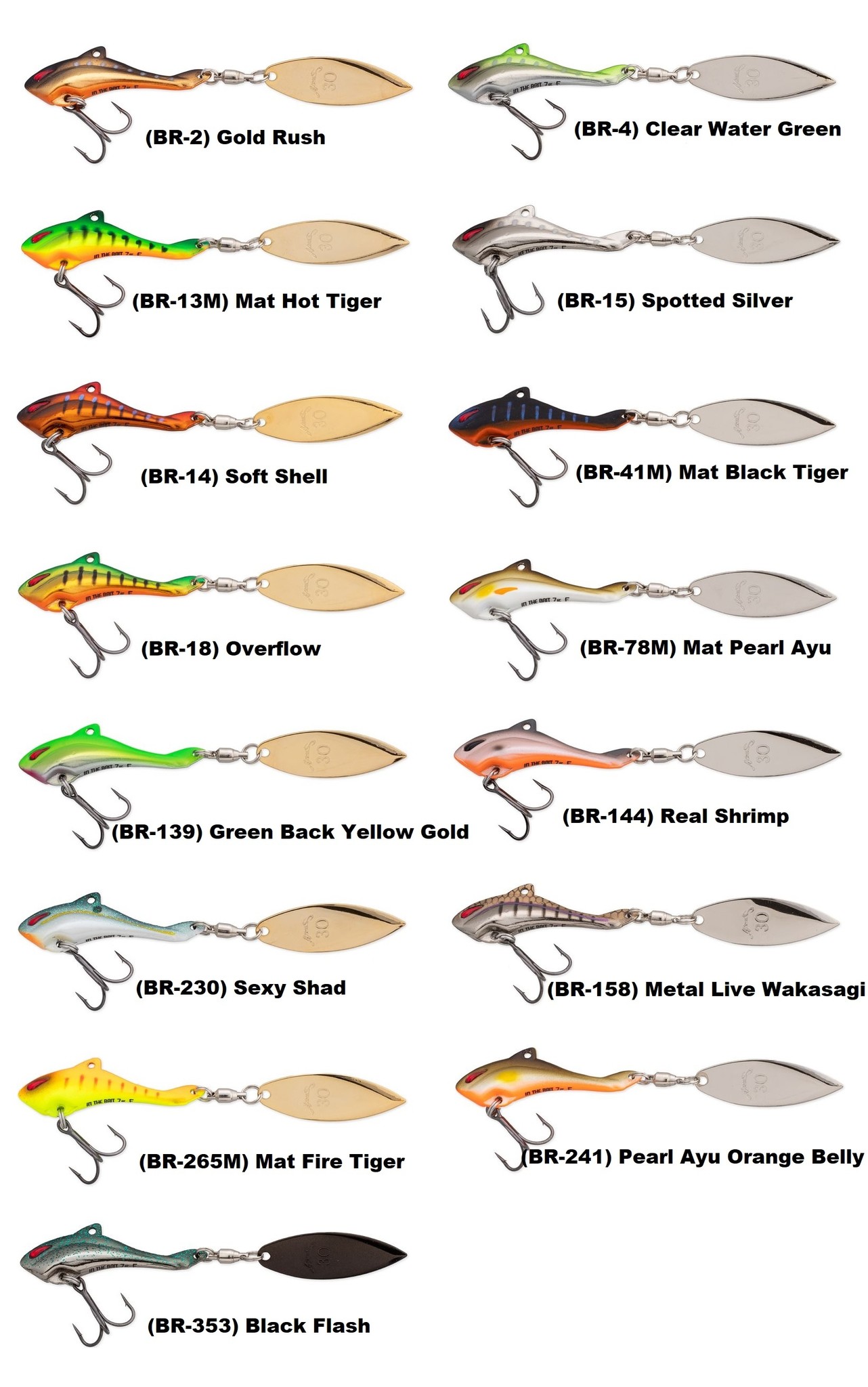 Nories In The Bait Bass 7g & 12g & 18g Jigspinner