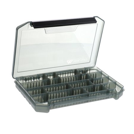 Tacklebox / Köderbox schwarz mit UV Schutz 20,5x14,5x2,7cm