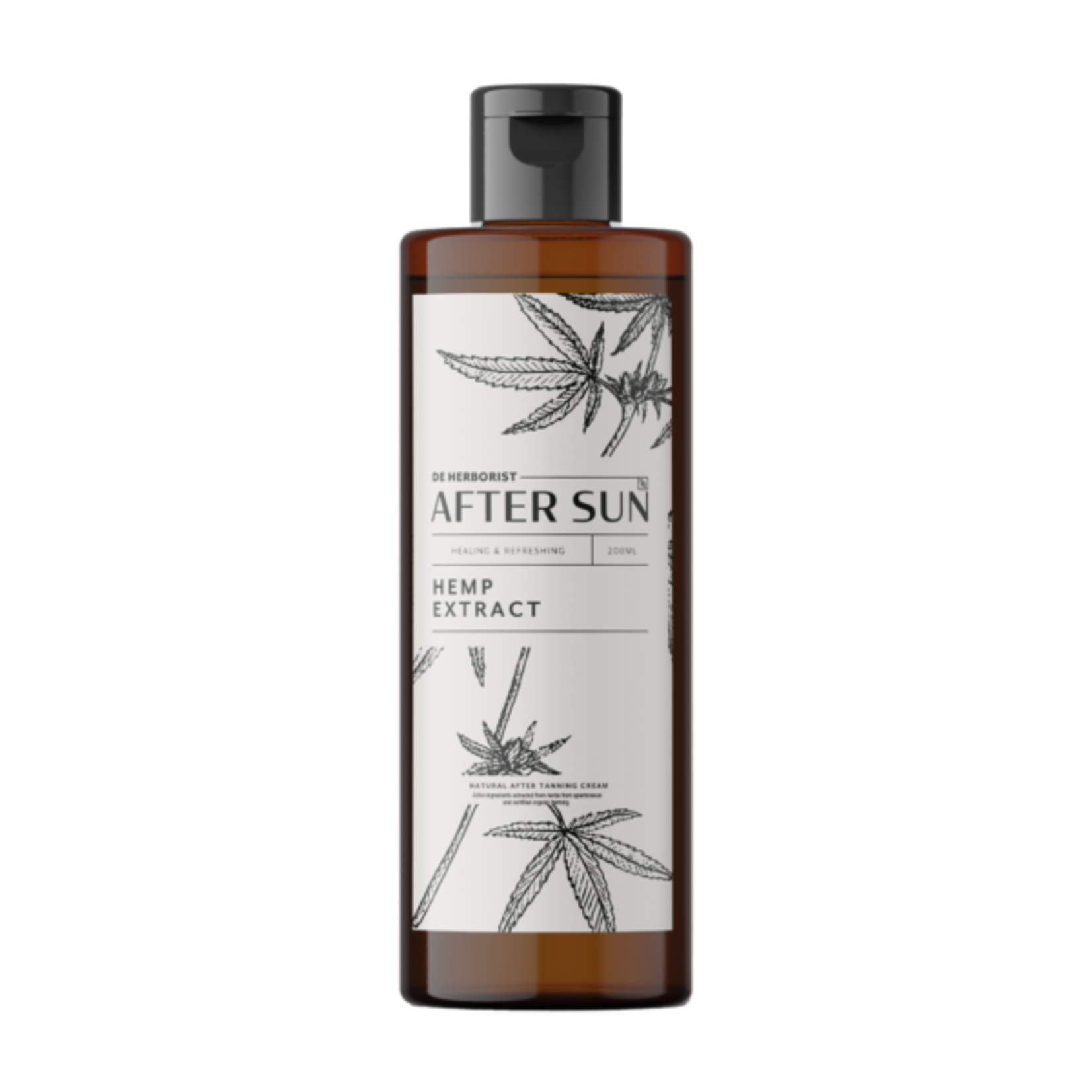 DE HERBORIST After Tanning Sun Cream – Hemp & Mint | 200ml | De Herborist | Cooling & Moisturizing | 100% Natural