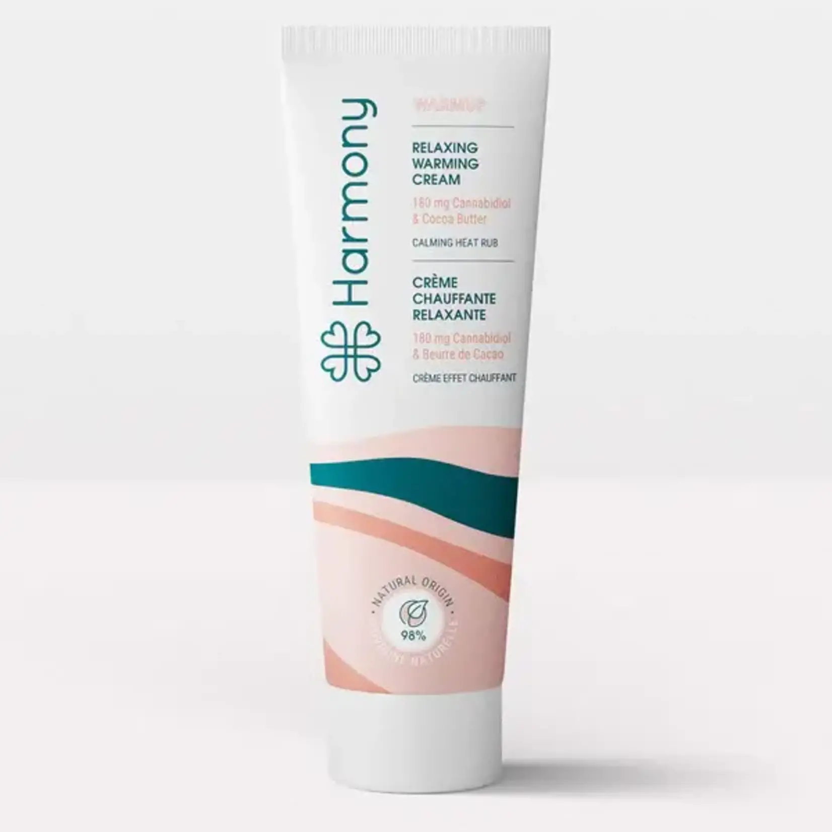 HARMONY Verwarmende verzorgingscrème met 180 mg CBD, cacaoboter en essentiële oliën – HARMONY