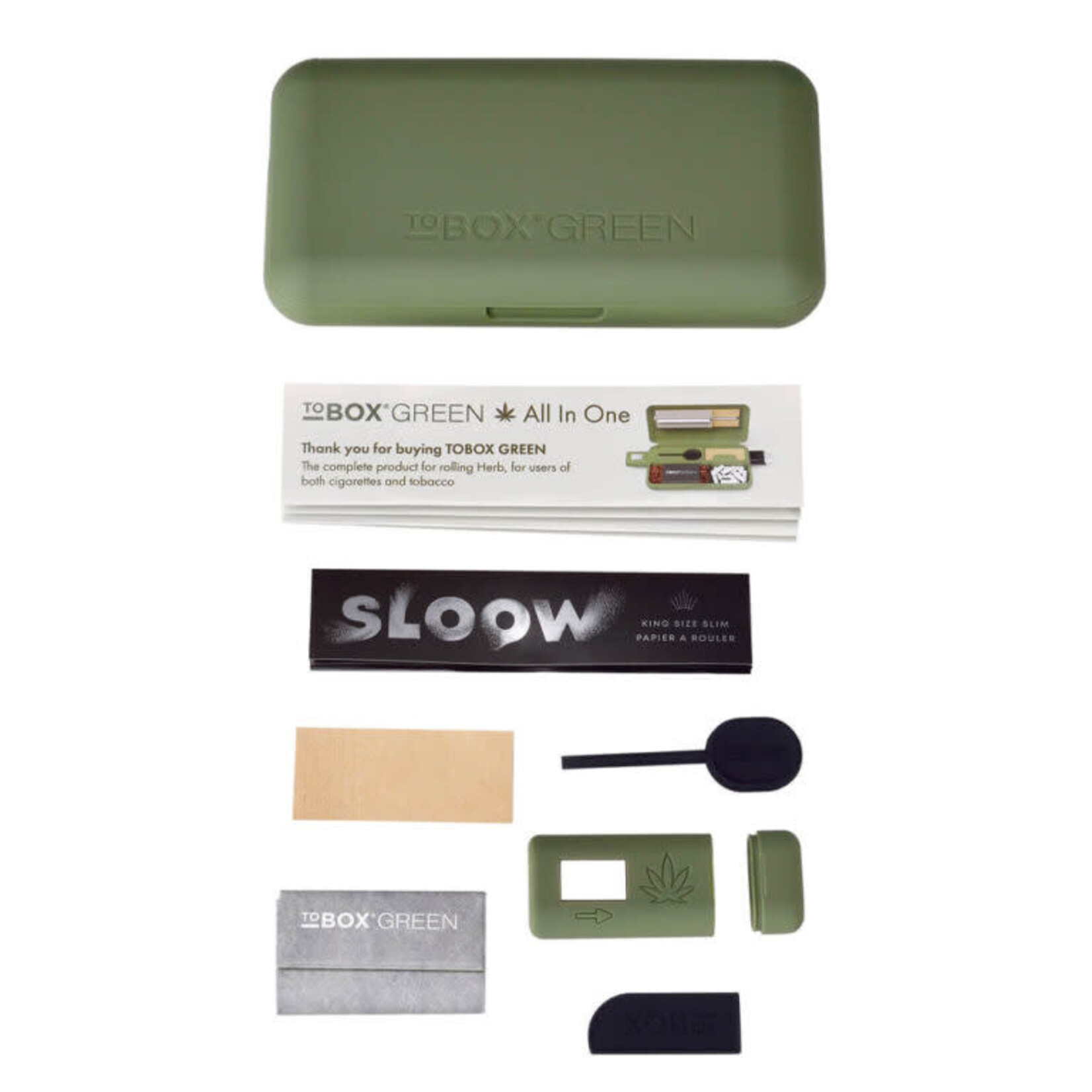 TOBOX Rolling Box – Compacte all-in-one box met tools voor roken & draaien