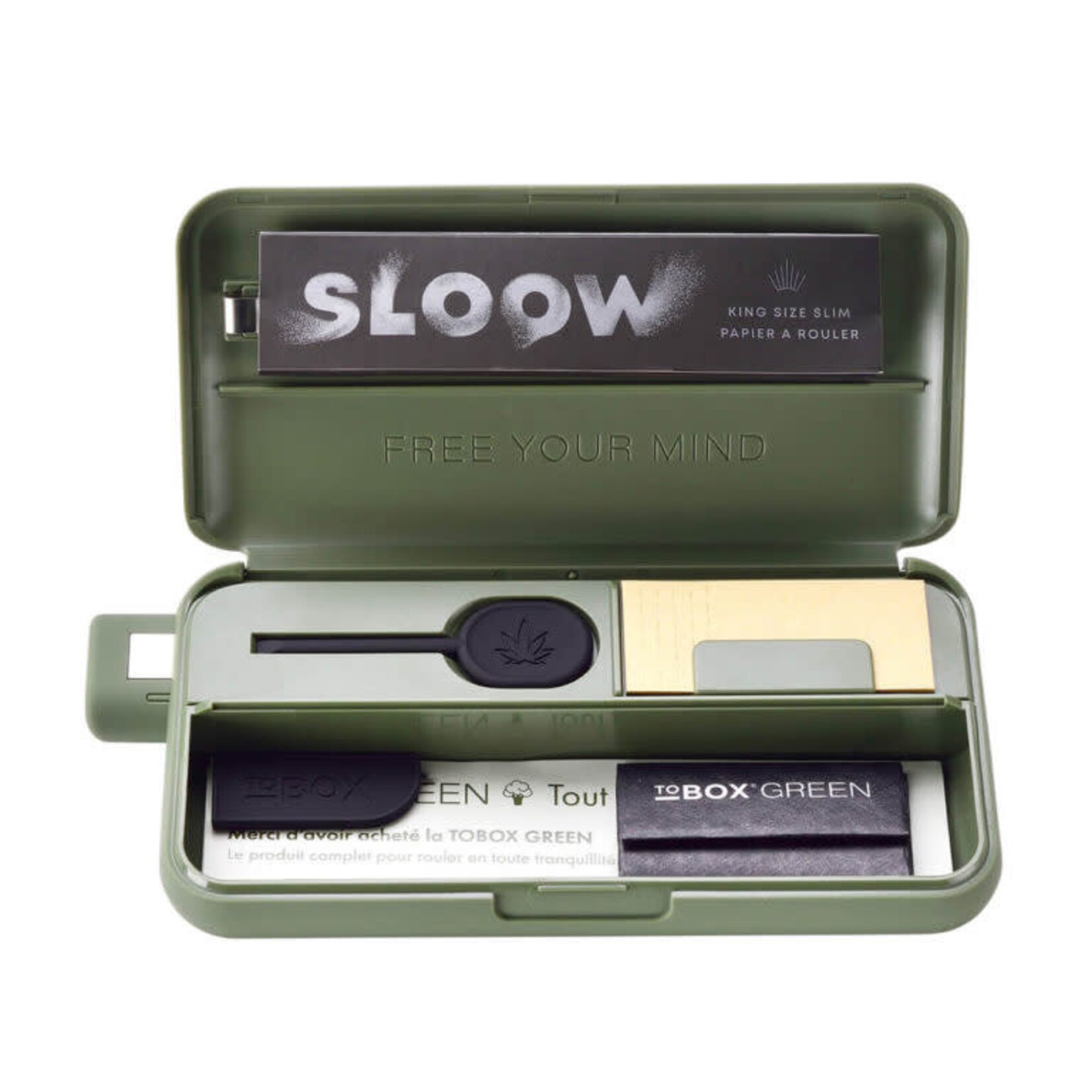 TOBOX Rolling Box – Compacte all-in-one box met tools voor roken & draaien