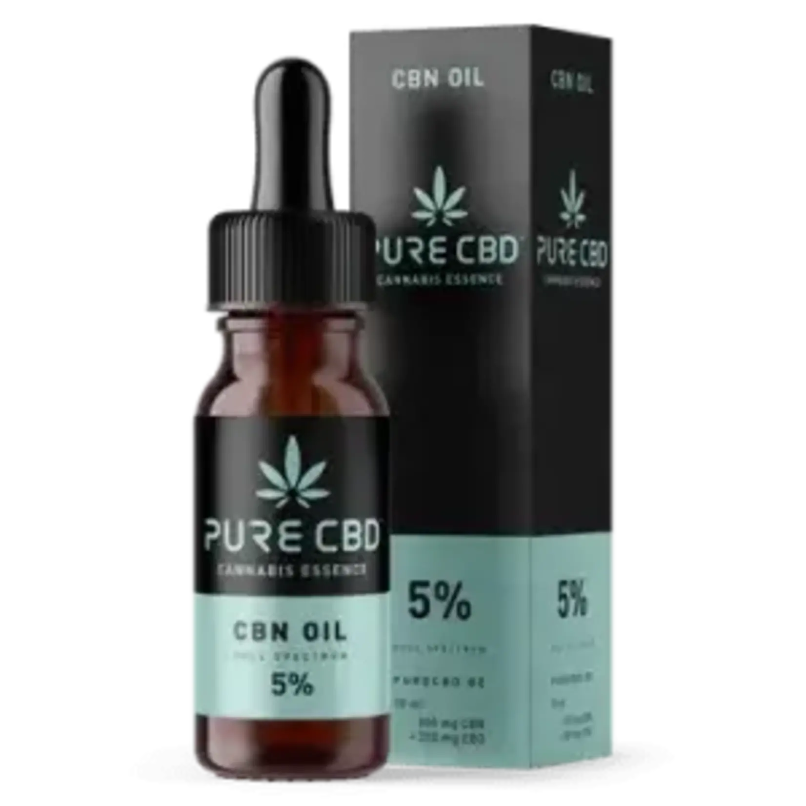 Pure CBD CBN Olie 5% CBN – 2.5% CBD | Pure CBD | Full Spectrum Hennepextract | 10ml | Premium kwaliteit uit Zwitserland