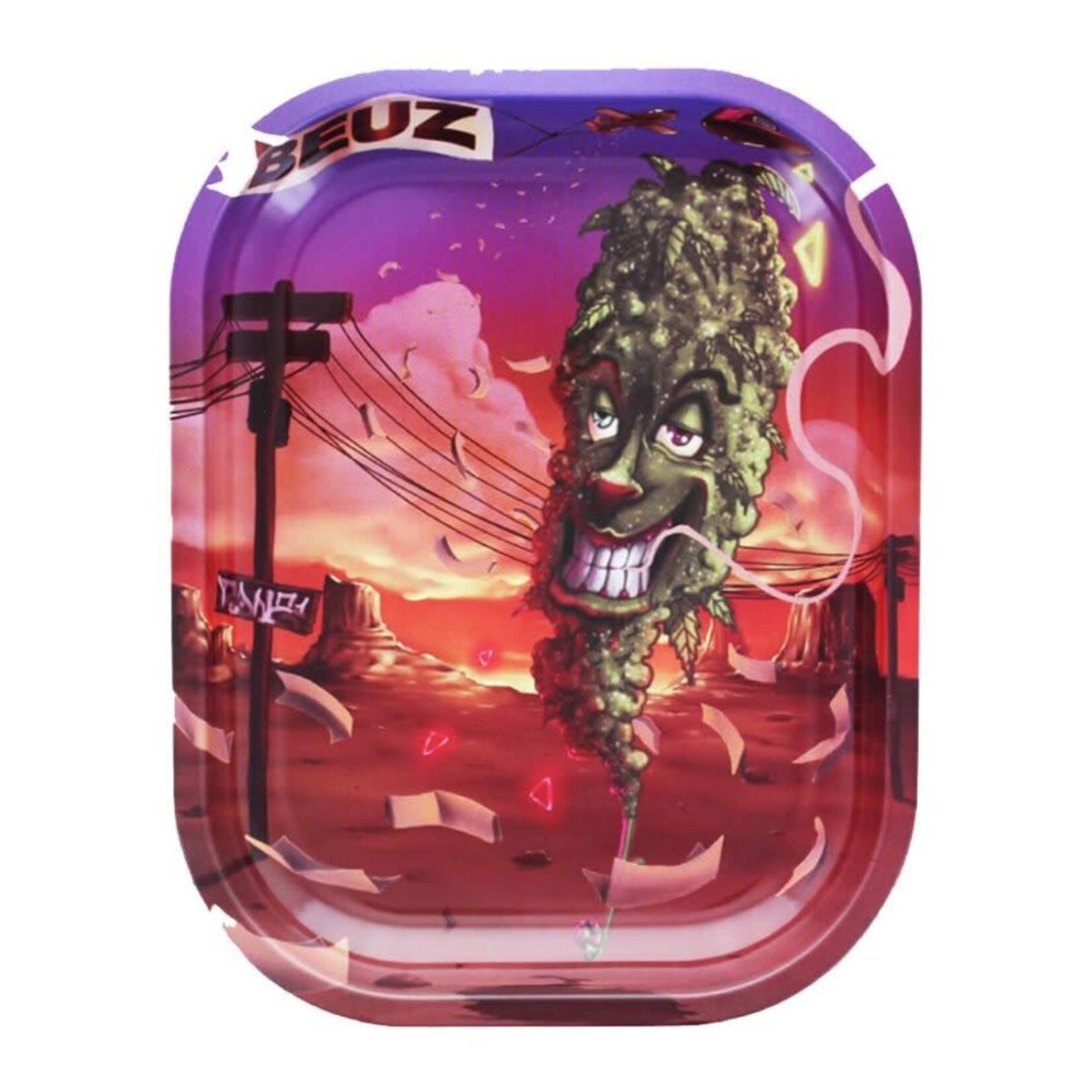 Beuz Beuz - Rolling Tray Smiley Valley Small tray