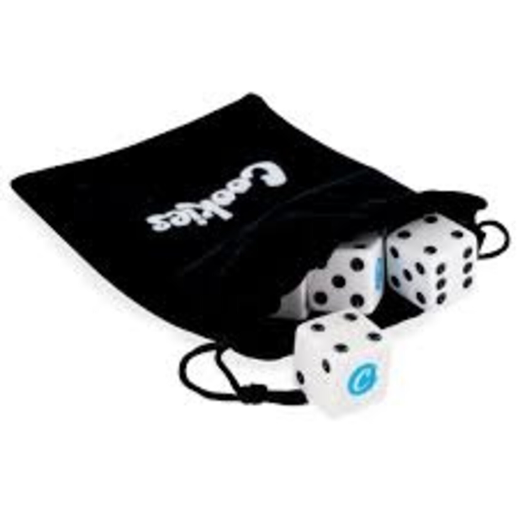 COOKIES Dice – Set of 5 Custom Dice with Branded Pouch| Cookies