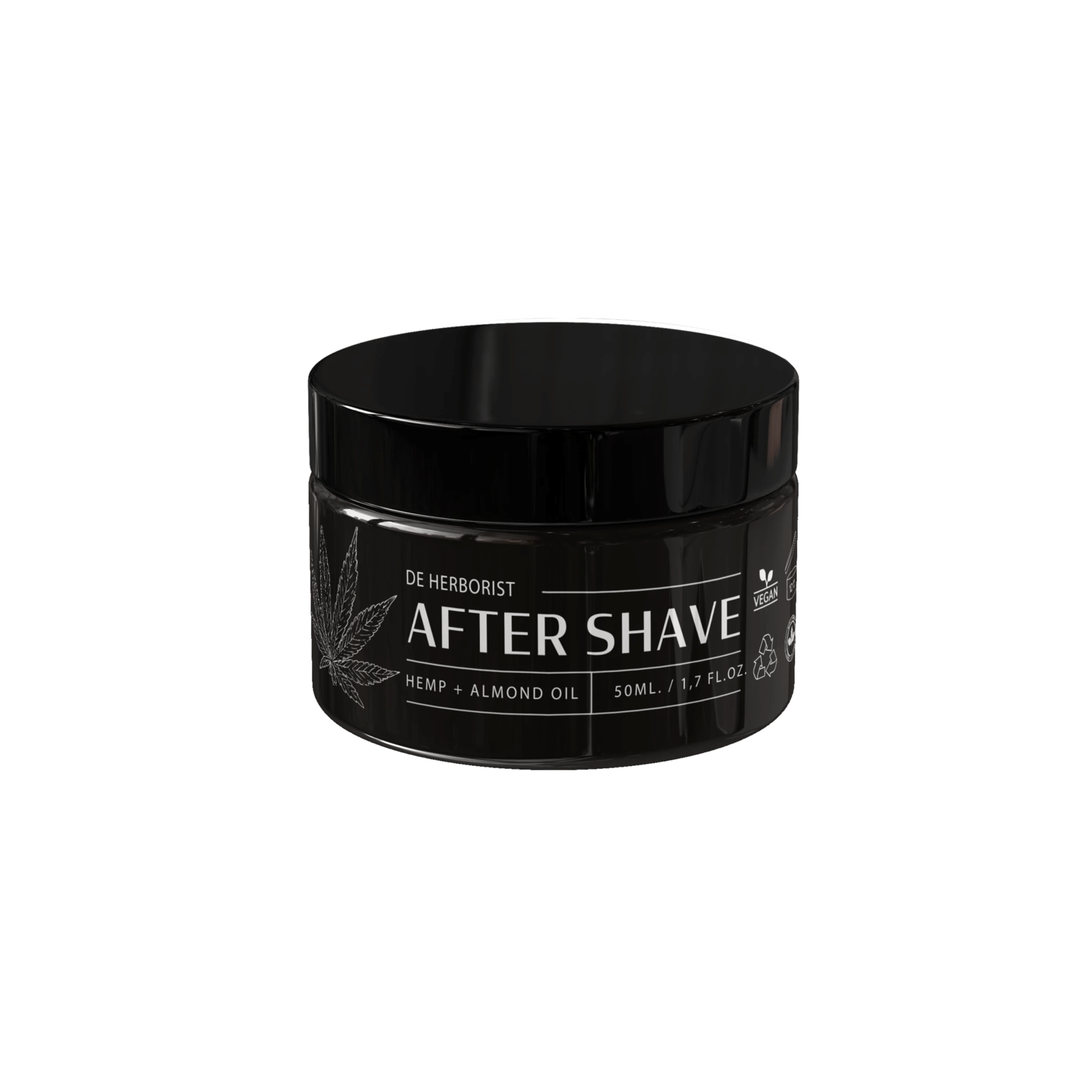 DE HERBORIST After Shave Crème – Cannabis & Calendula | 50ml | De Herborist | Verzachtend & Natuurlijk | Gevoelige Huid