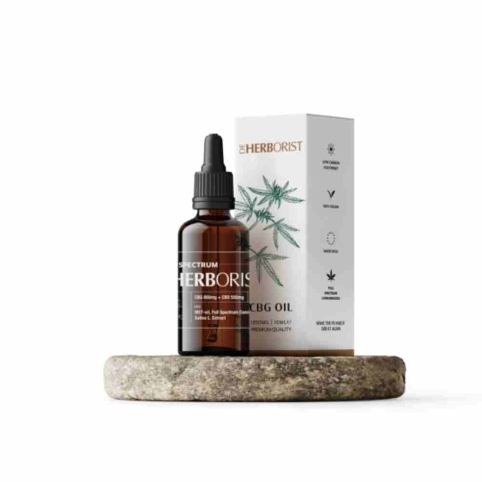 DE HERBORIST CBG 8% + CBD 5,5% Olie – 1350mg – Full Spectrum – 10ml – De Herborist – Vegan & 100% Natuurlijk