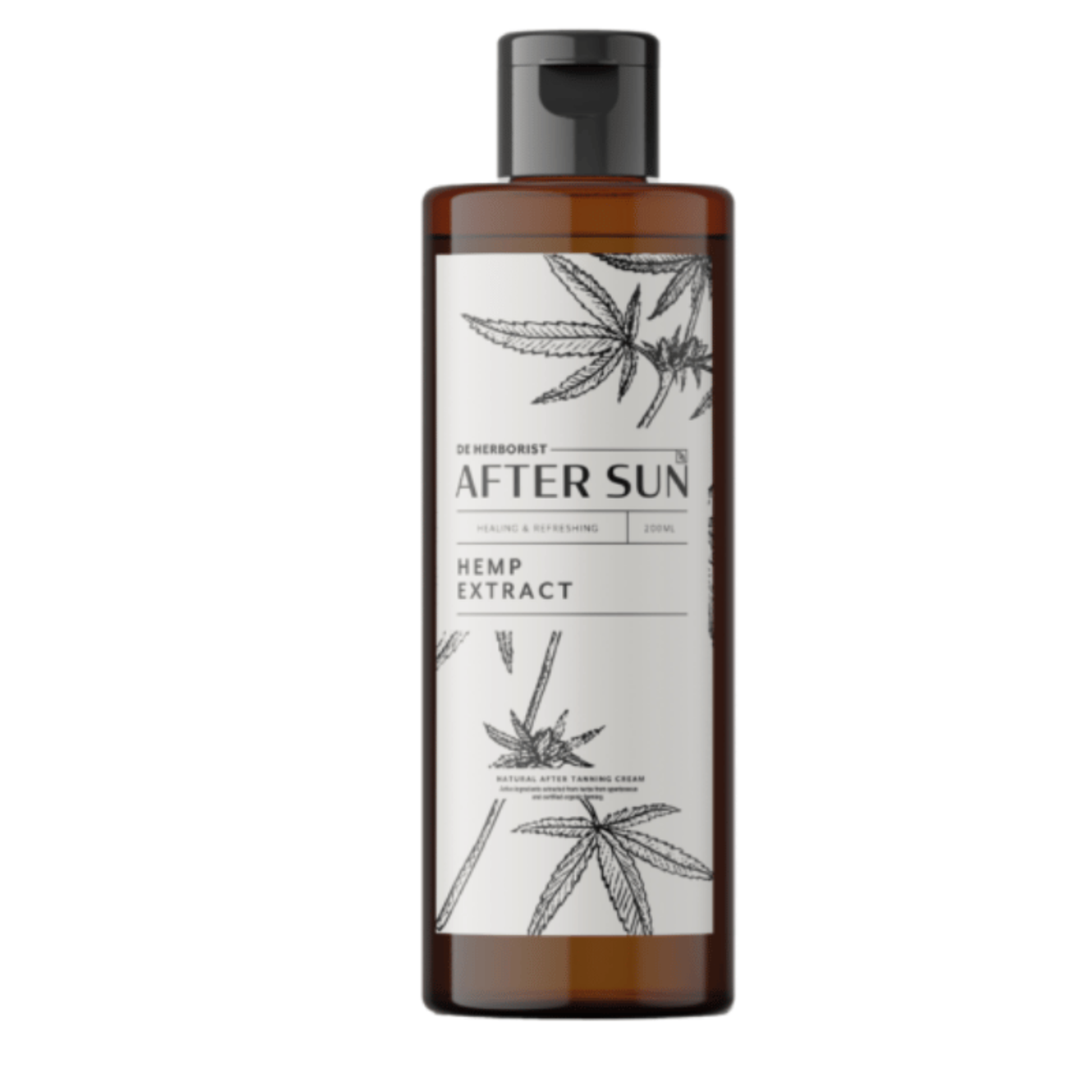 DE HERBORIST After Tanning Sun Cream – Hennep & Munt | 200ml | De Herborist | Kalmerend & Hydraterend | 100% Natuurlijk
