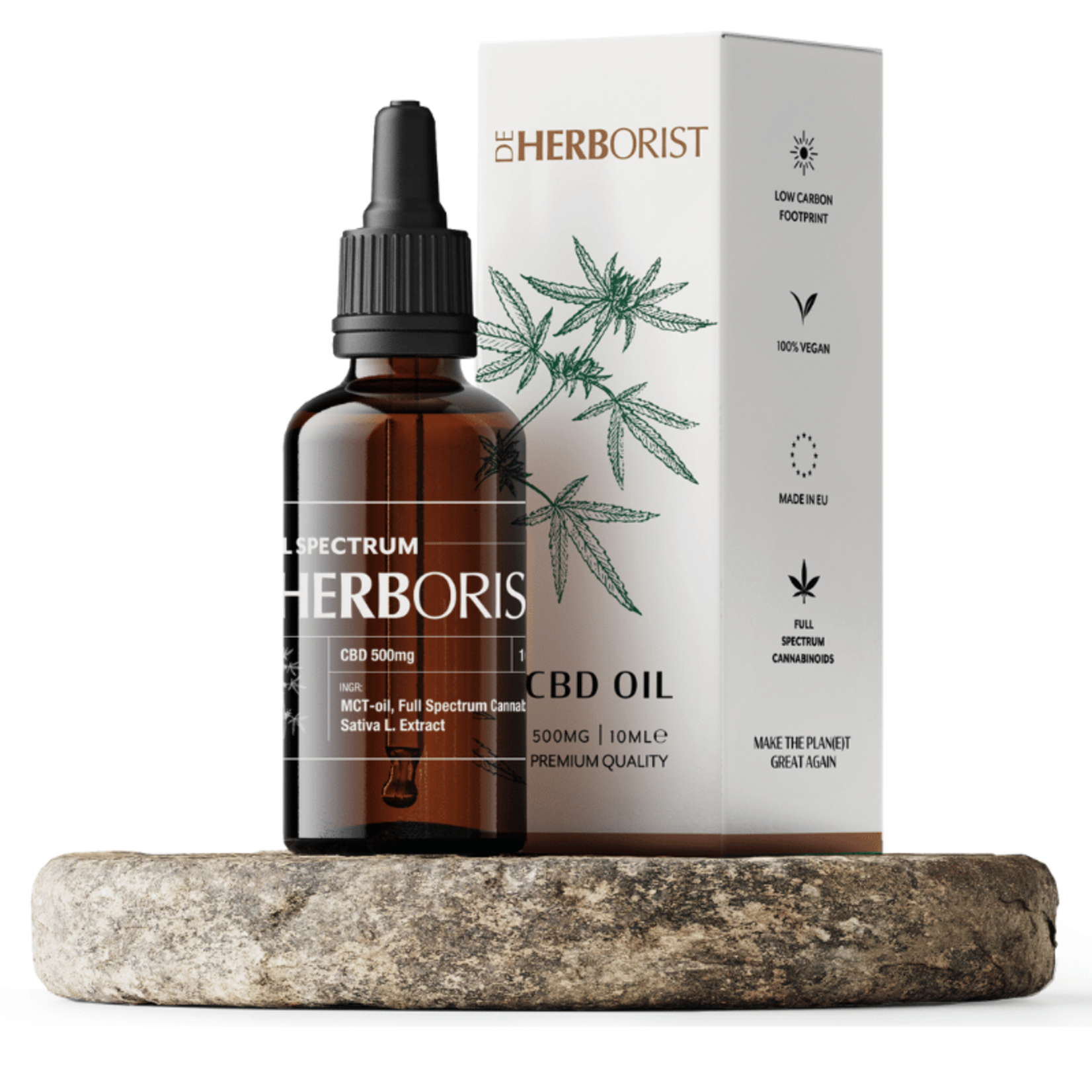 DE HERBORIST  DE HERBORIST – Premium Full-Spectrum CBD Olie 5% (10ml)
