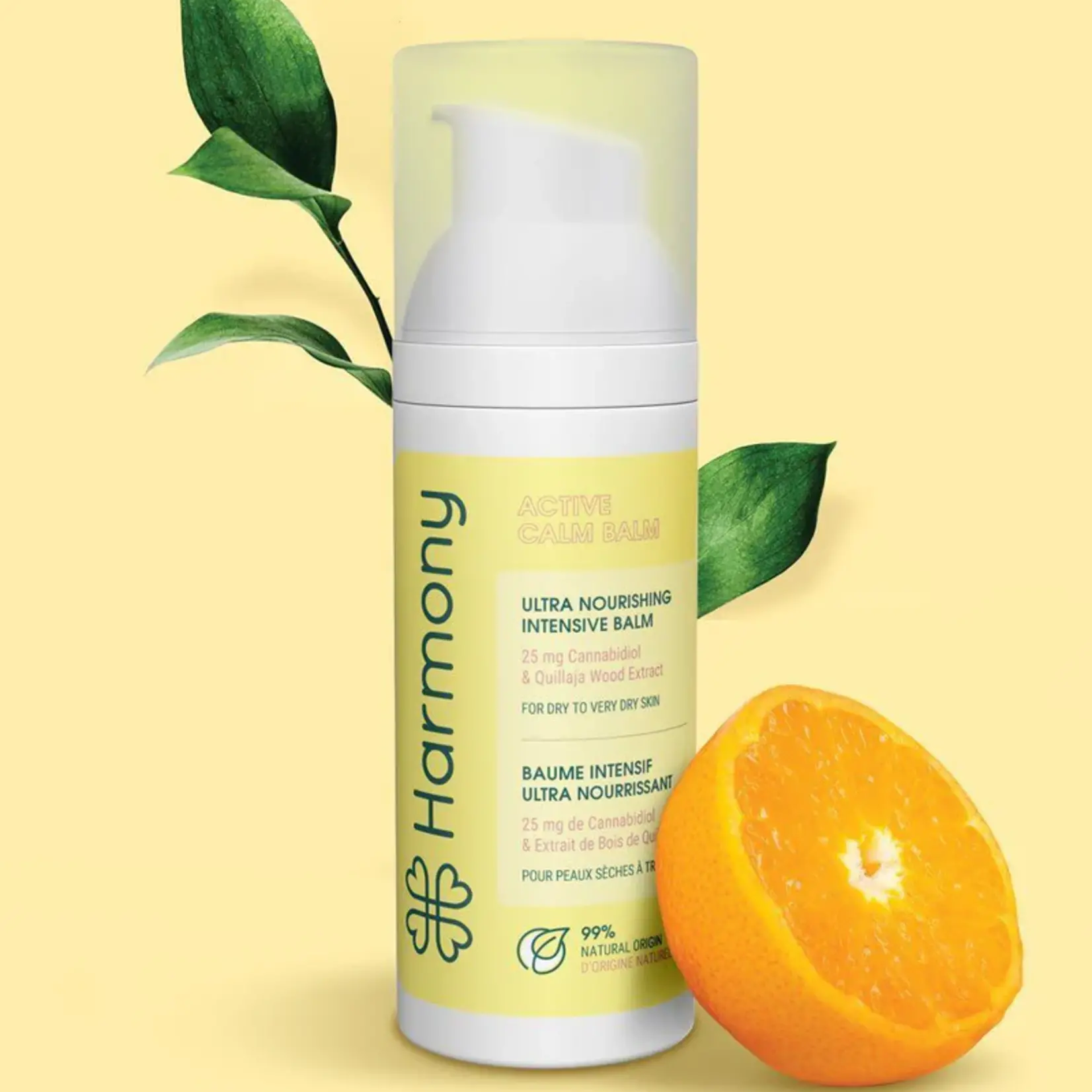 HARMONY Actieve verzorgingsbalsem met 25 mg CBD, vitamine E en plantaardige oliën | HARMONY