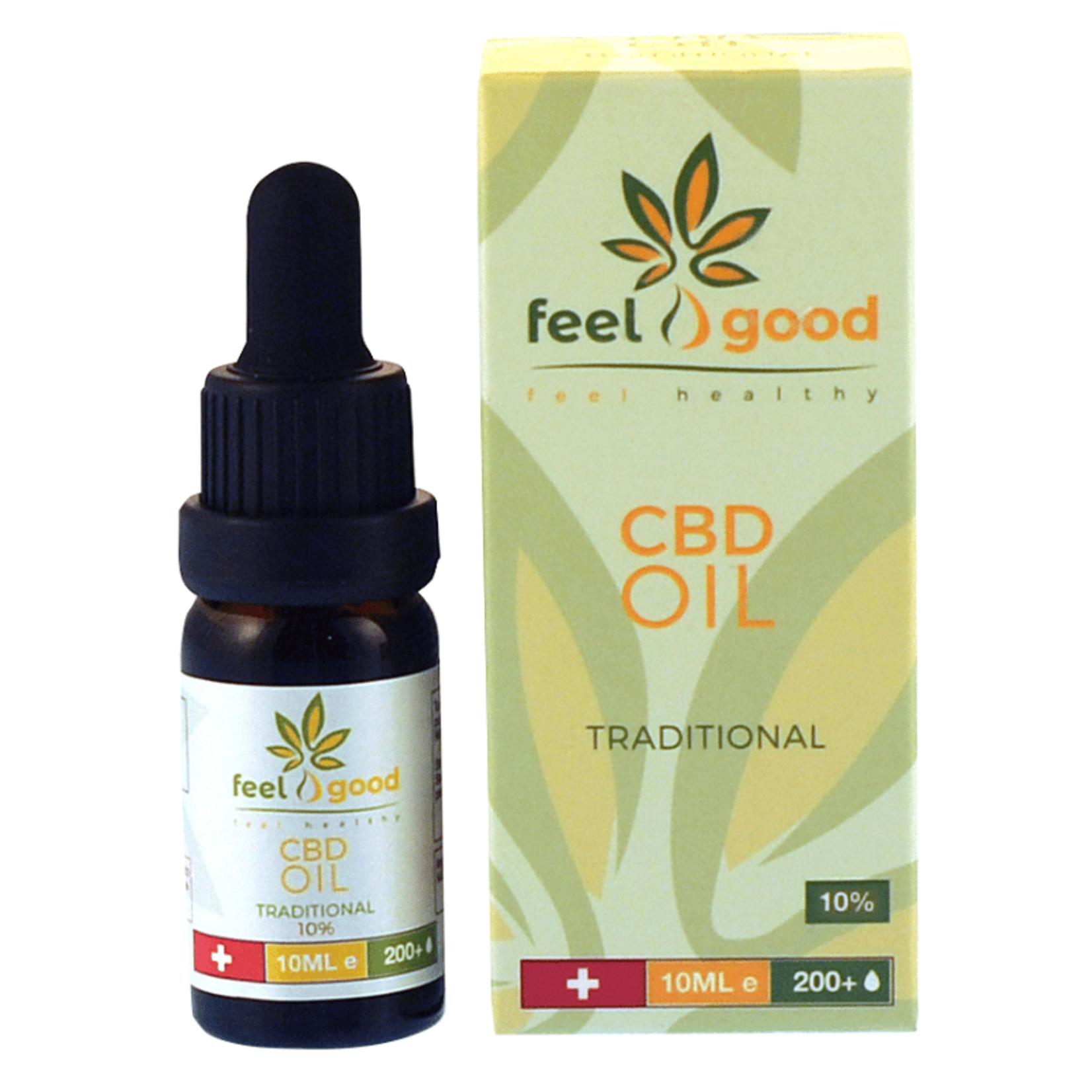 Feel Good CBD-olie met 10% cannabidiol op hennepbasis | FEEL GOOD