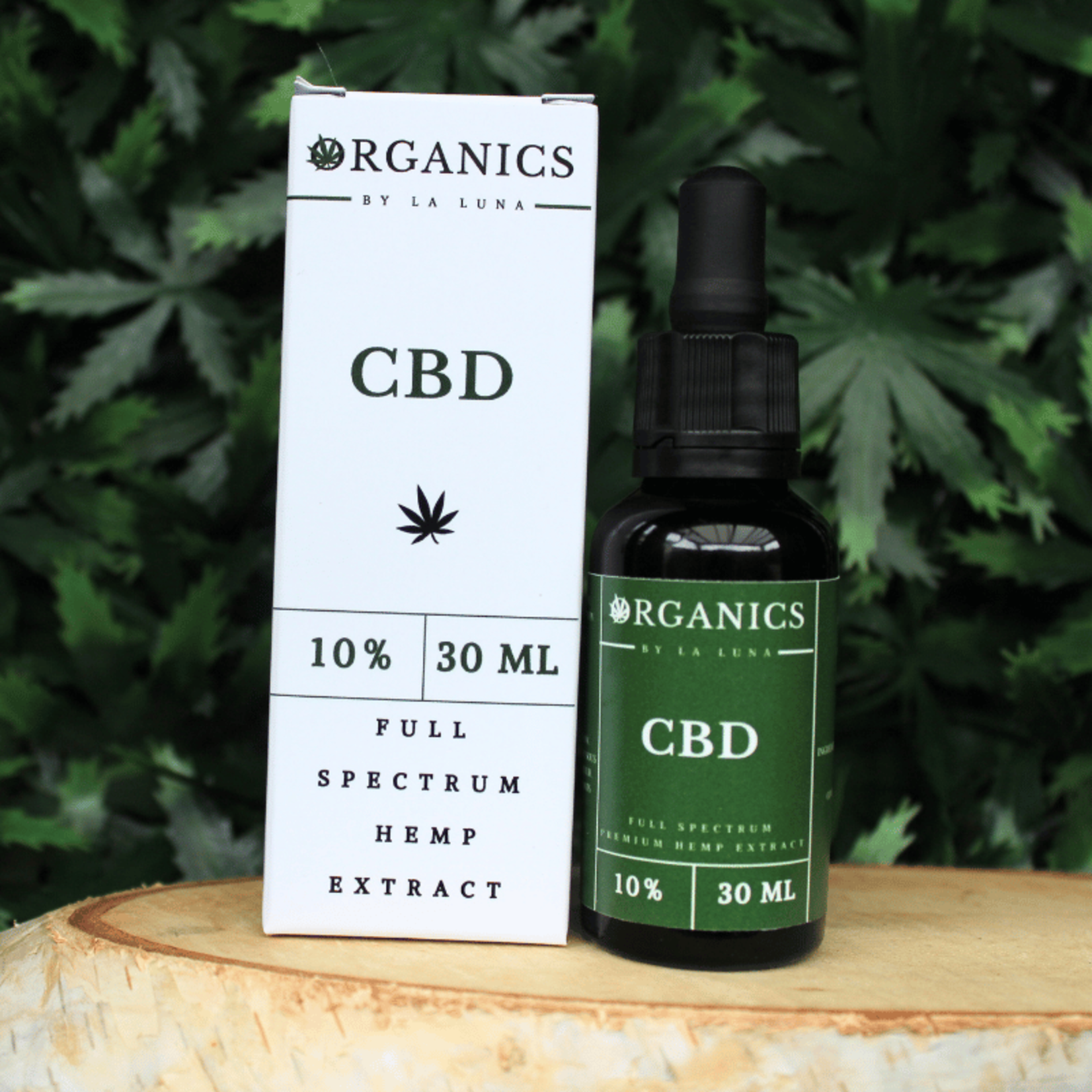La Luna Organics  Natural CBD Oil 10 % with full-spectrum hemp extract – 30 ml