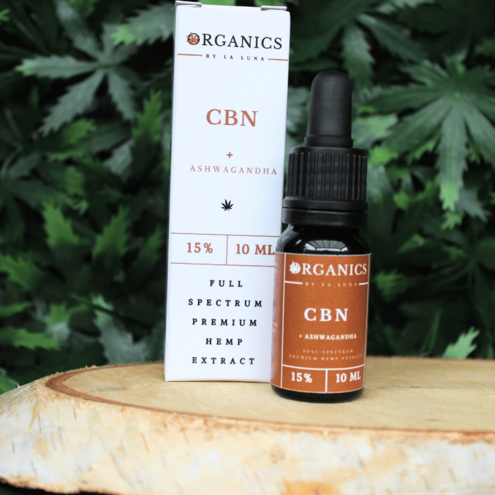 La Luna Organics  Botanische olie met 15% CBN en biologische ashwagandha – 10 ml