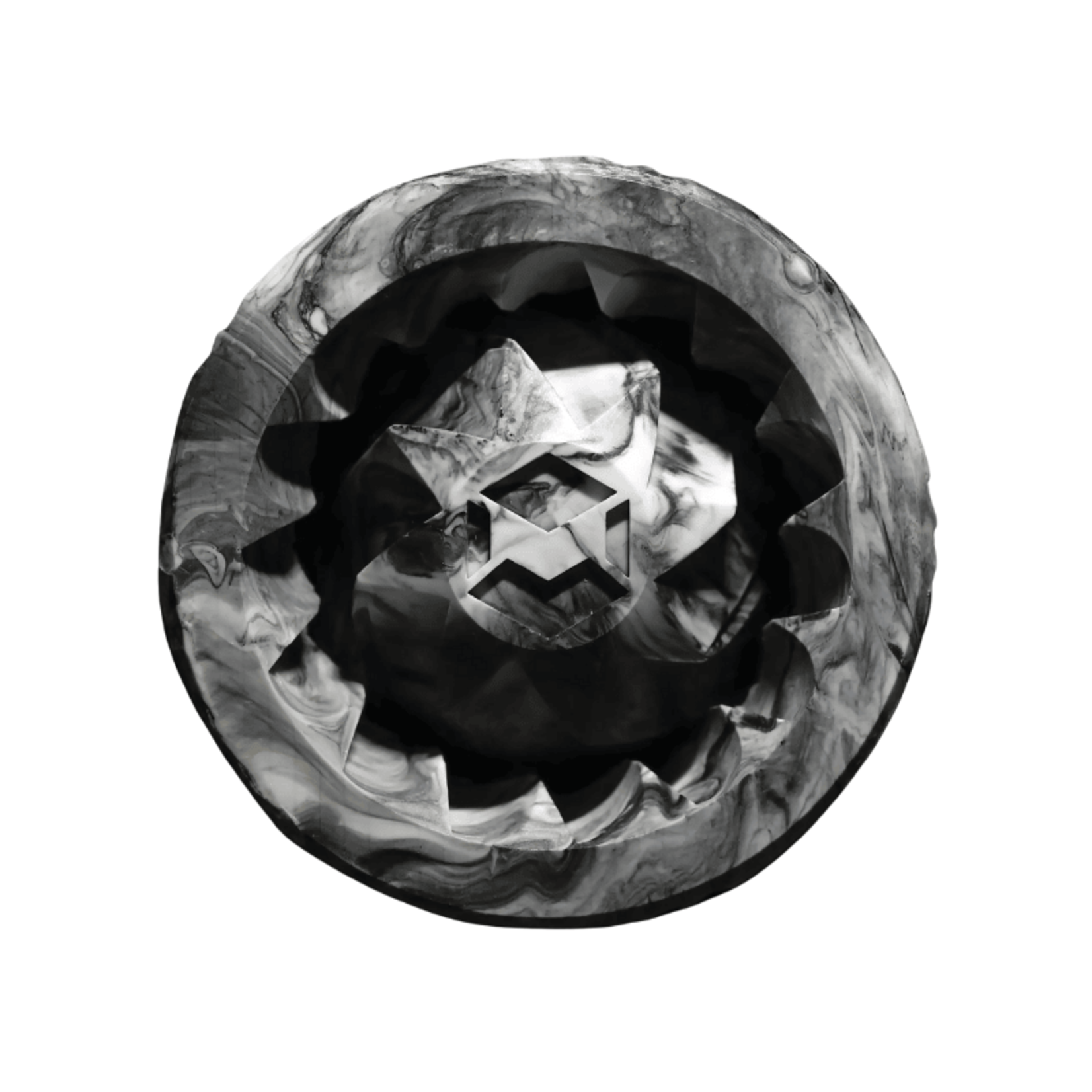 black marble MB3 Grinder à Haschisch – 2 Pièces – Design Ergonomique – Fabriqué aux Pays-Bas | BlackMarble