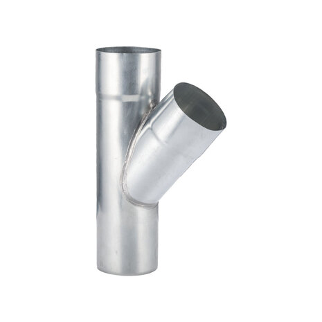 elZinc Zinken HWA T-stuk Ø80 mm 45° elZinc Zinken HWA T-stuk Ø80 mm 45°